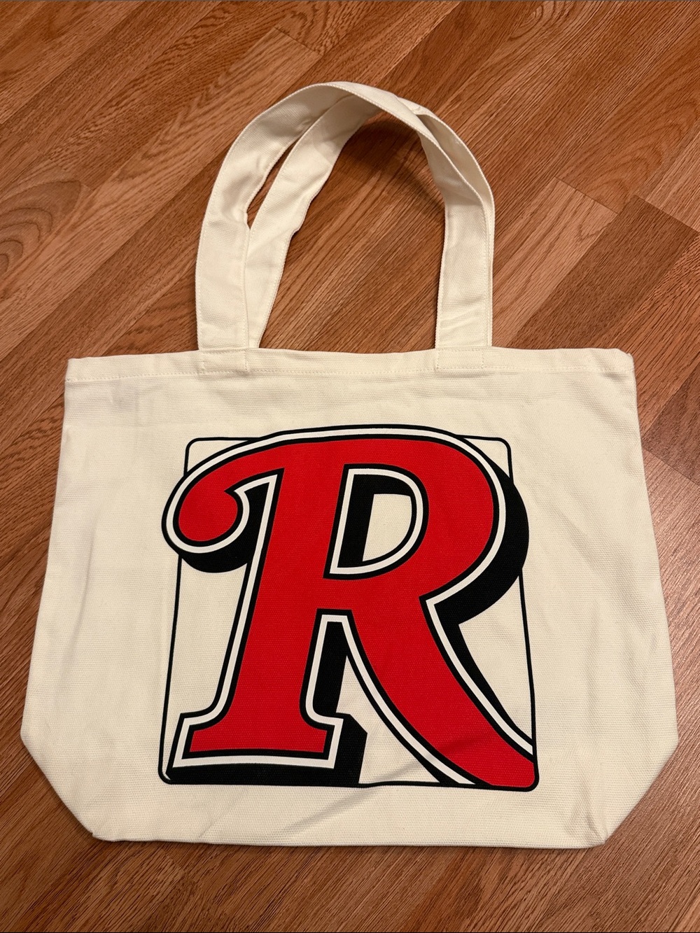Rolling Stones Canvas Tote with “R” Red Logo